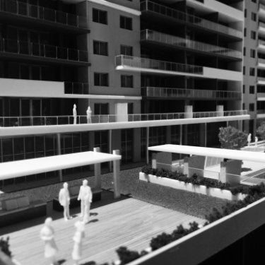 Architectural physical model | Apartments display suite