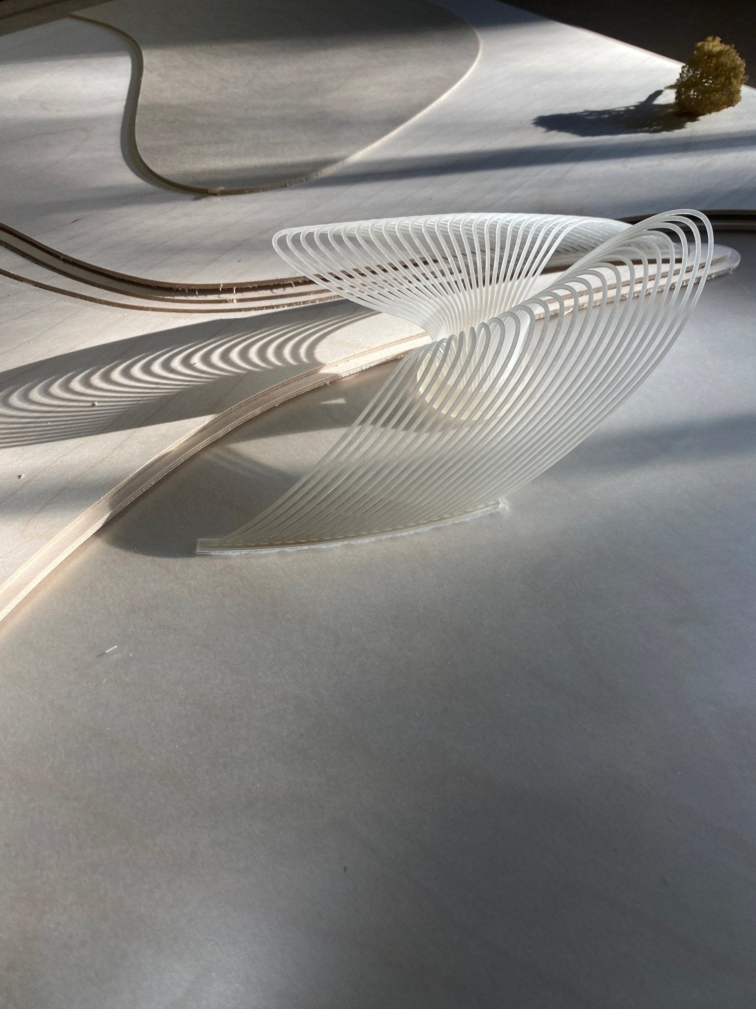 Timber landscape scale model