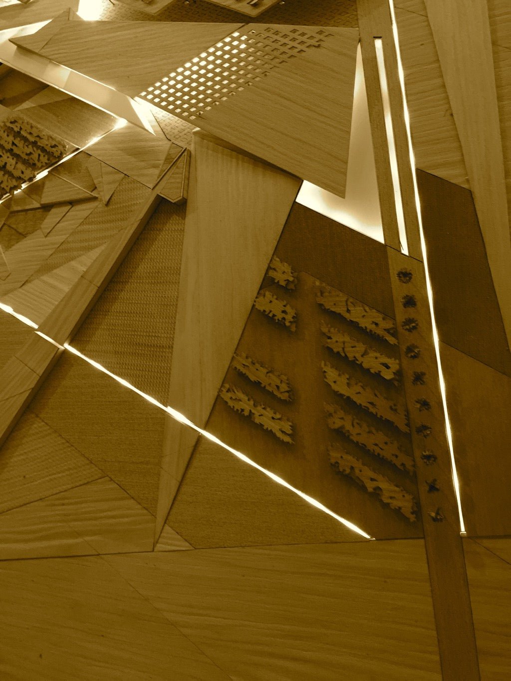 Design Competition model | Scale model lighting