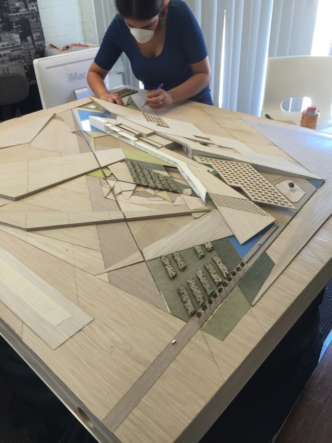 Design Competition model | Scale model lighting