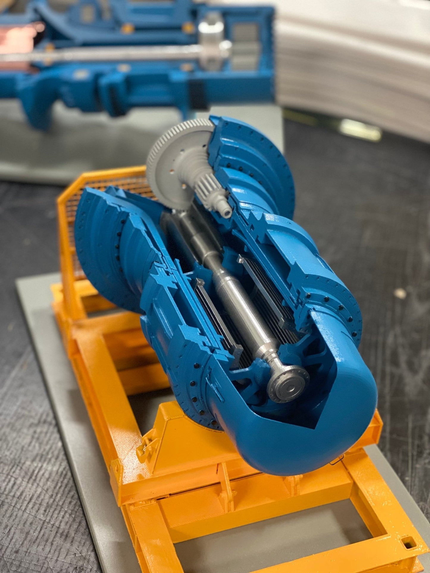 Industrial equipment scale model