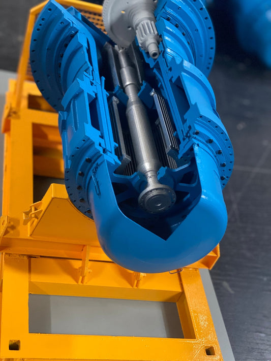 Industrial equipment scale model