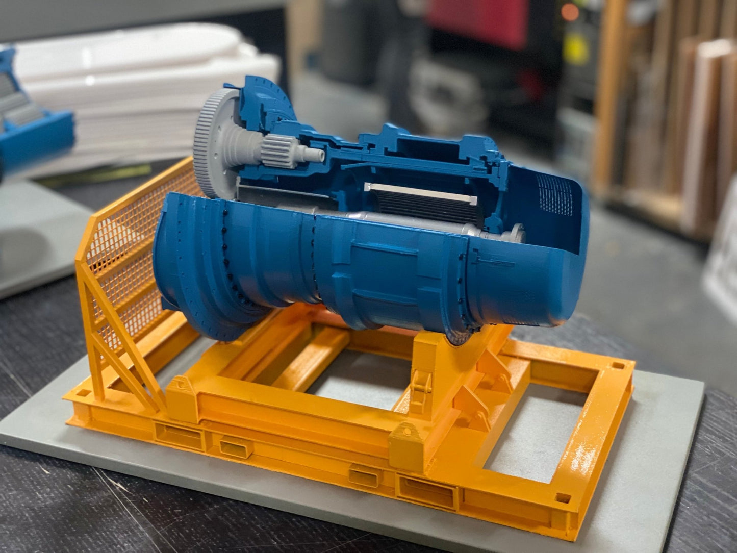 Industrial equipment scale model