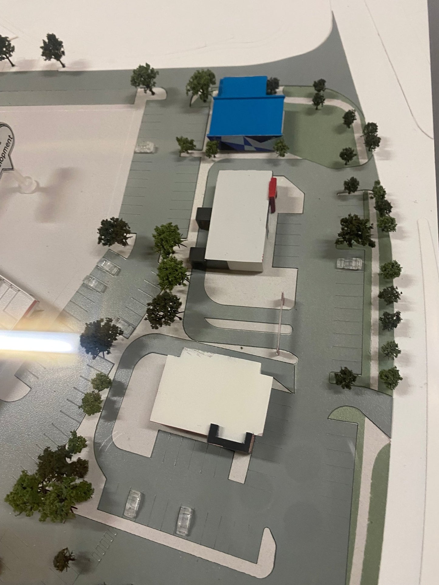 Shopping centre scale model display