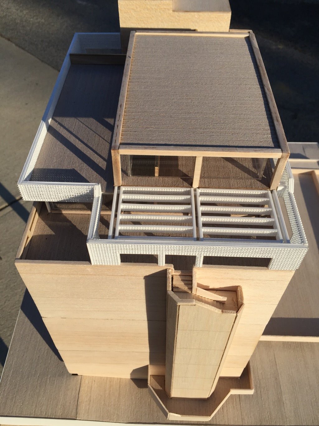 Timber+ 3D print | Office building scale model