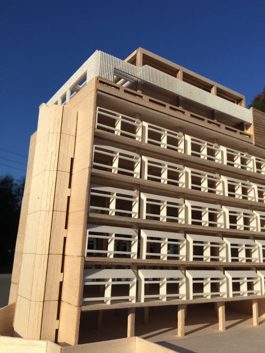 Timber+ 3D print | Office building scale model