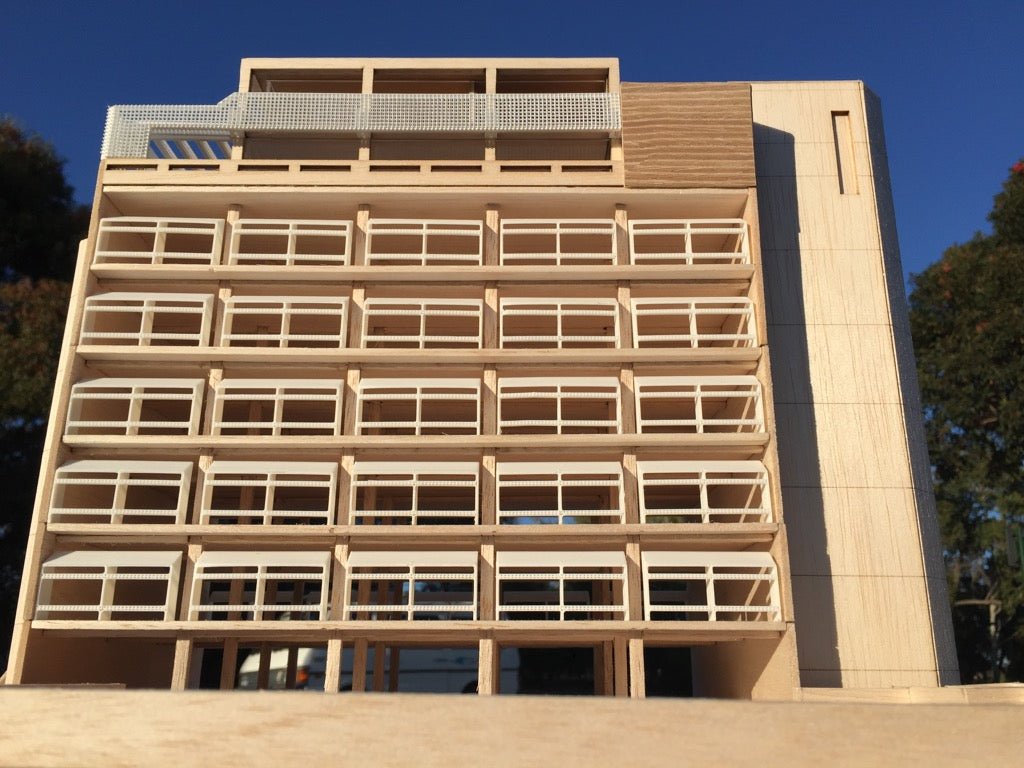 Timber+ 3D print | Office building scale model