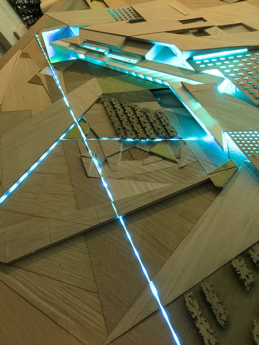 Museum scale model | 1:500 with lighting