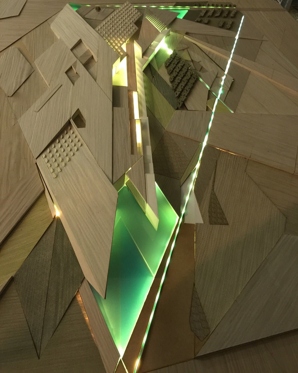 Museum scale model | 1:500 with lighting