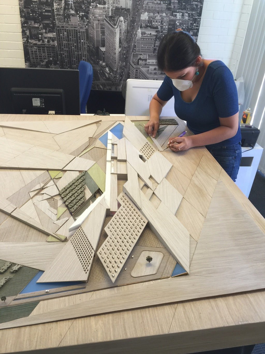 Museum scale model | 1:500 with lighting