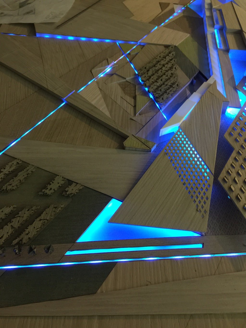 Museum scale model | 1:500 with lighting