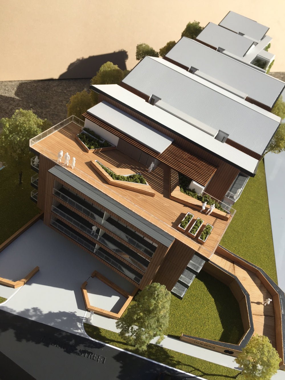 Timber clad Apartments | Melbourne scale model