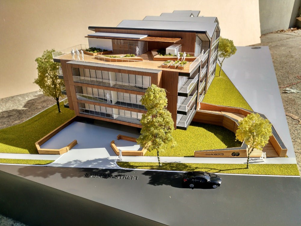Timber clad Apartments | Melbourne scale model