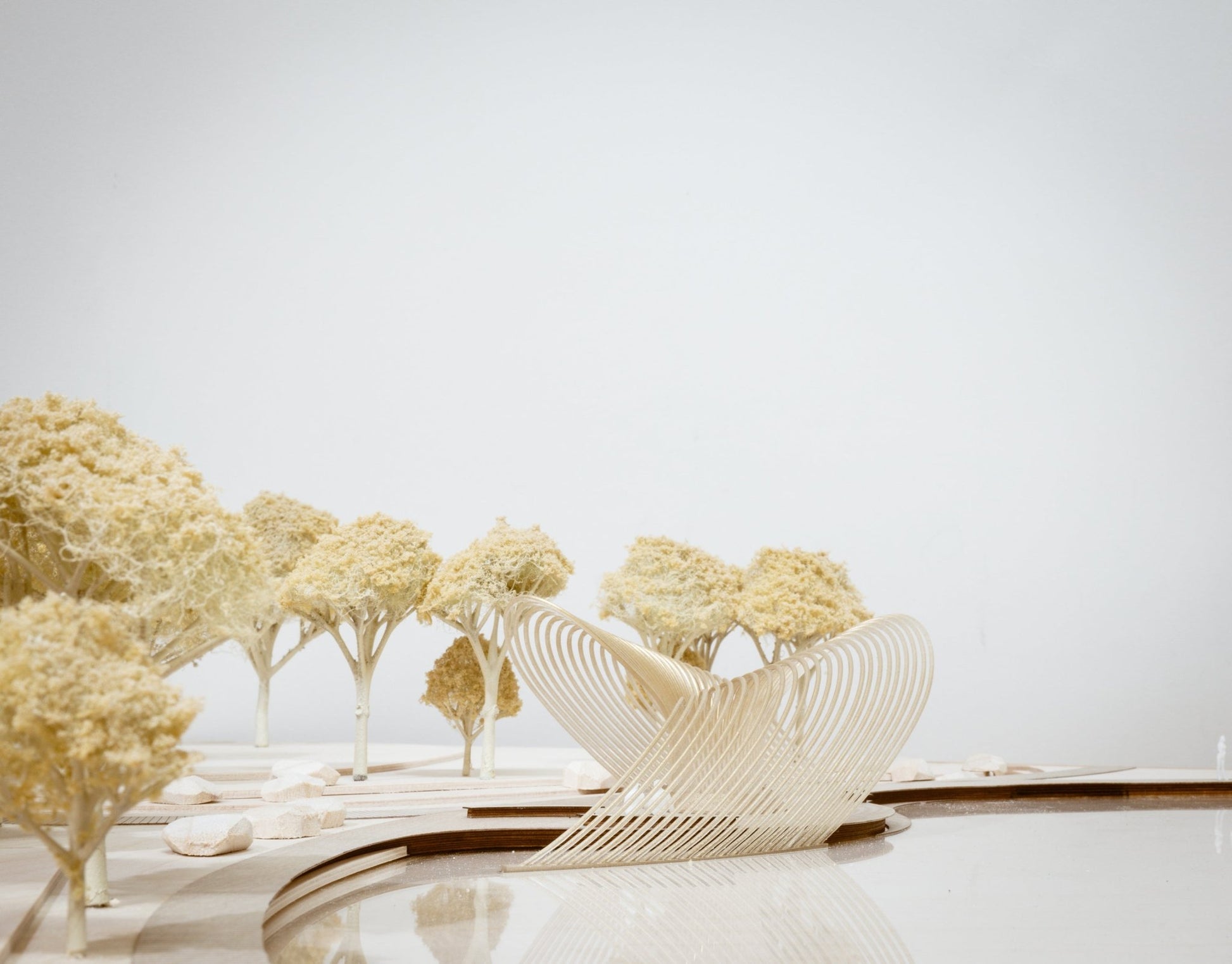 Timber landscape scale model