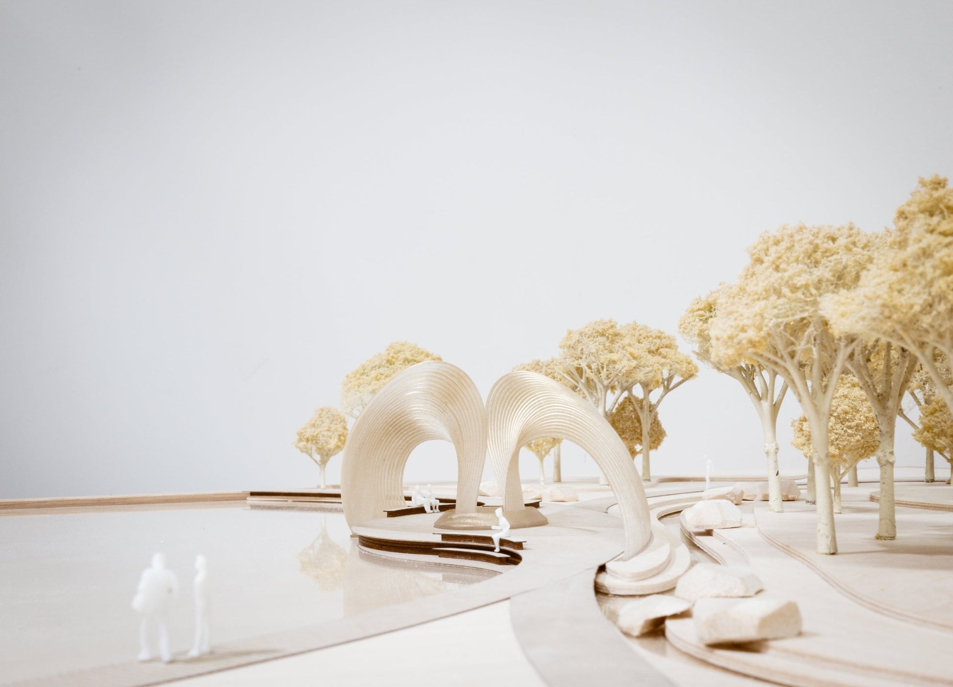 Timber landscape scale model