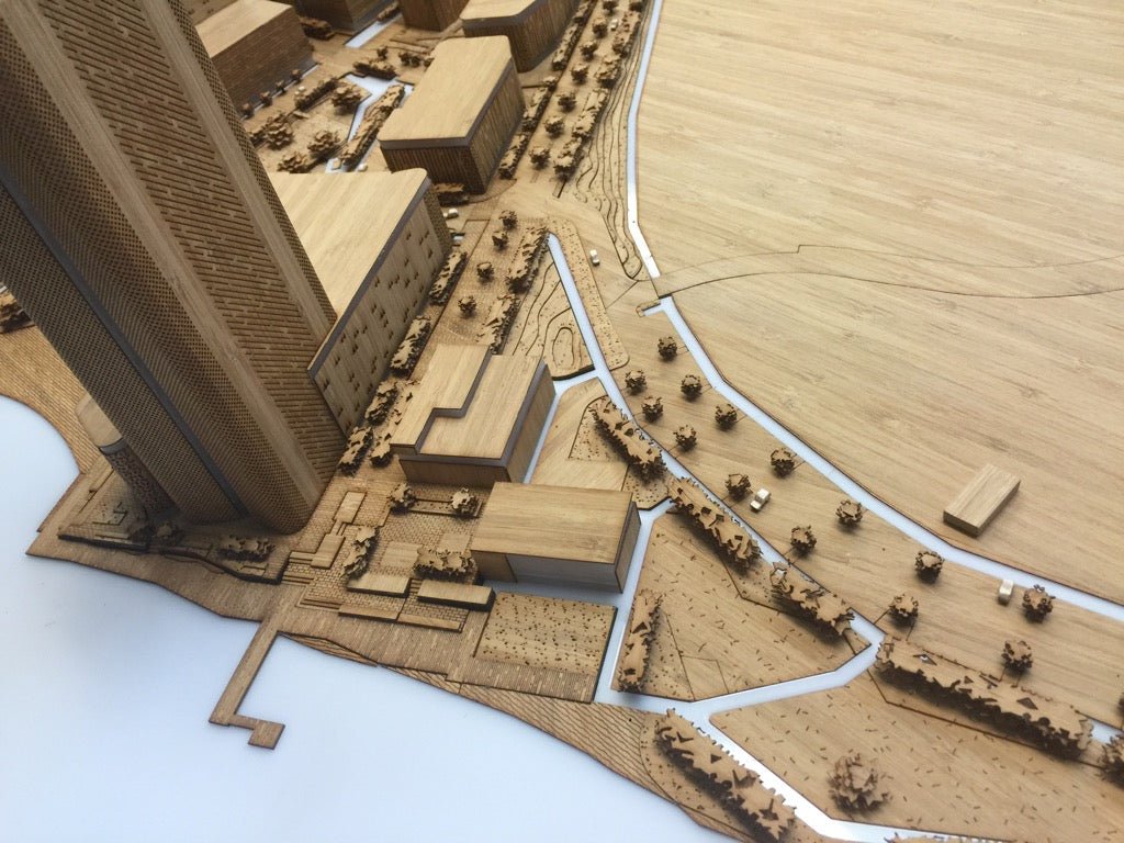 Timber model | Urban context 1:500