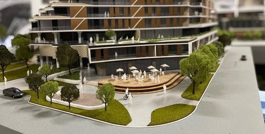 Scale Model apartments and selling off the plans - The Model Shop