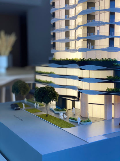 Model Scale Perth Project Lumiere South Perth Apartment Scale Model | Architectural Model by The ...