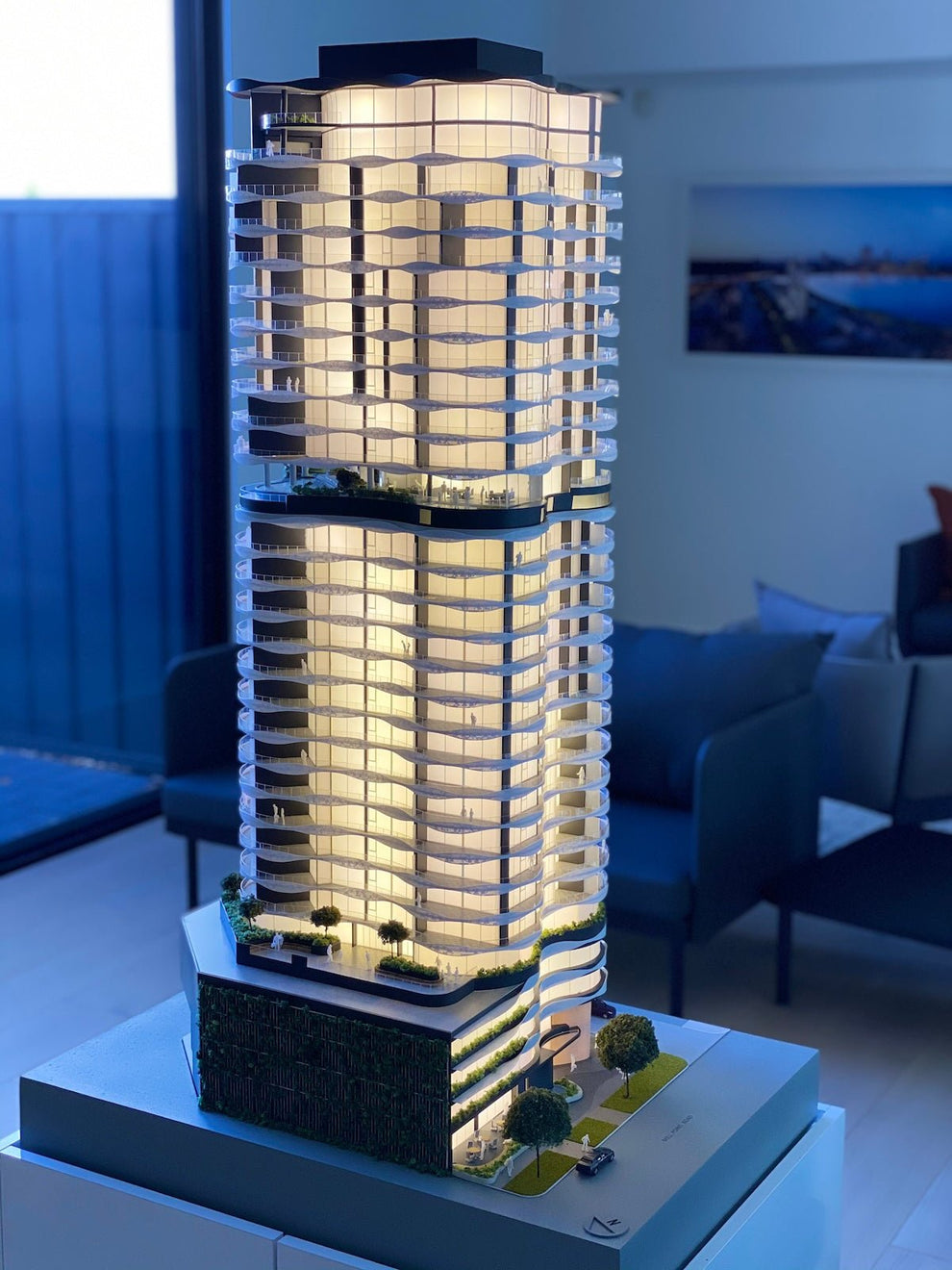Model Scale Perth Project Model maker | Apartments South Perth | The Model Shop