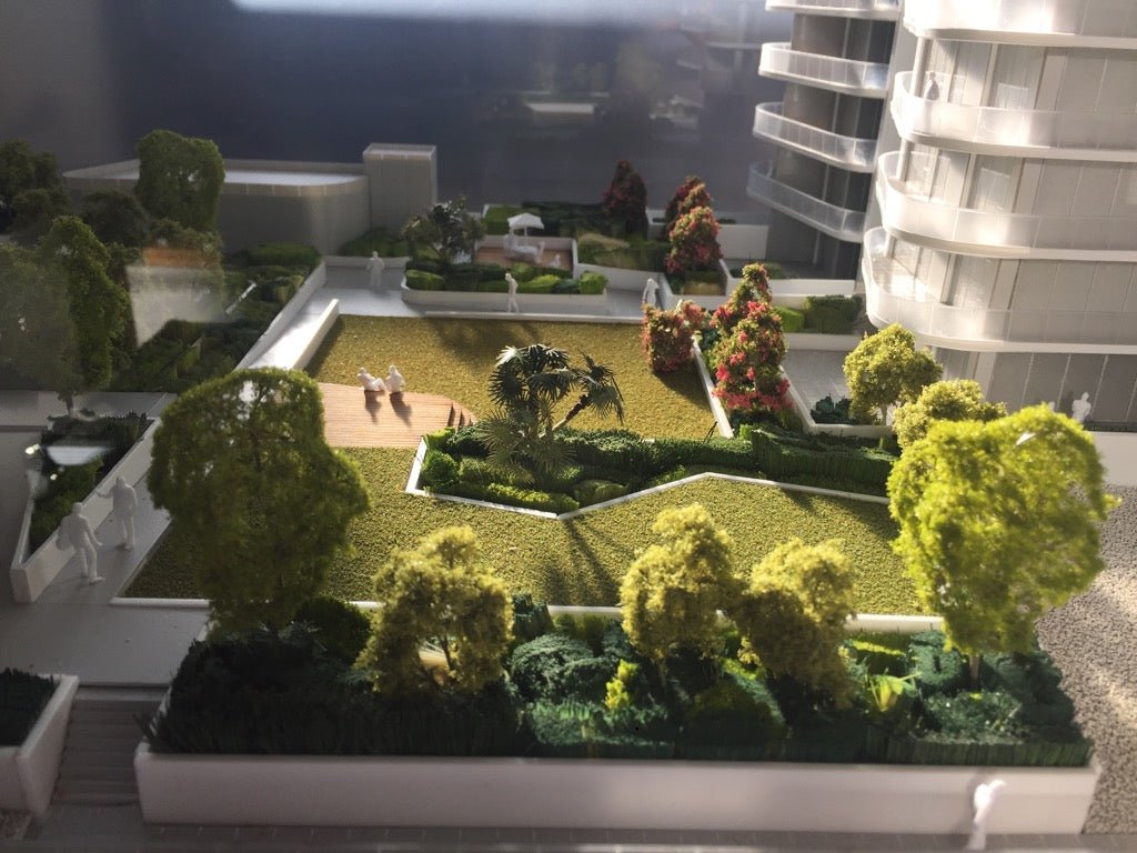 Architectural scale model | Display suite apartments