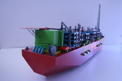 Maritime scale model | FLNG Ship model