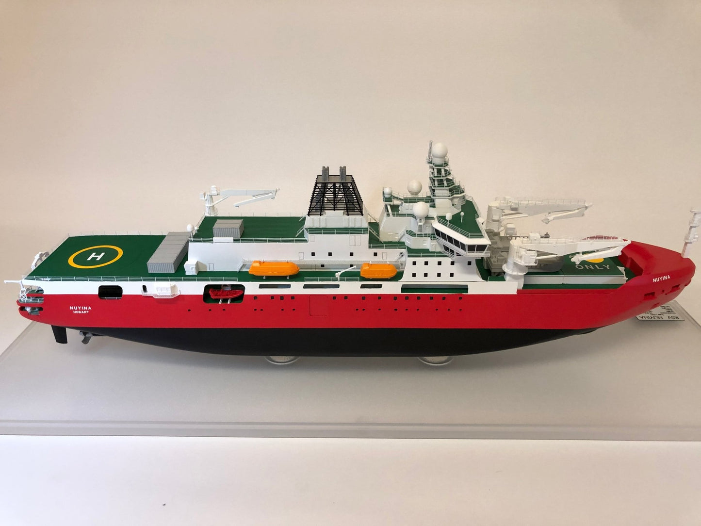 RSV Nuyina Ship scale model