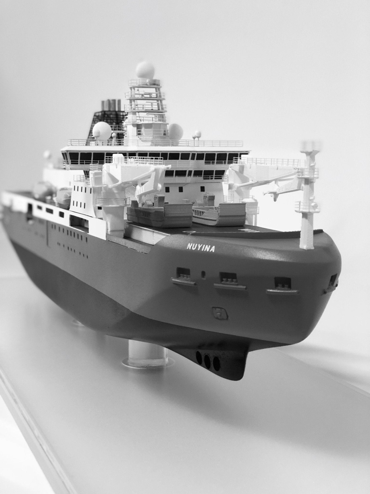 RSV Nuyina Ship scale model