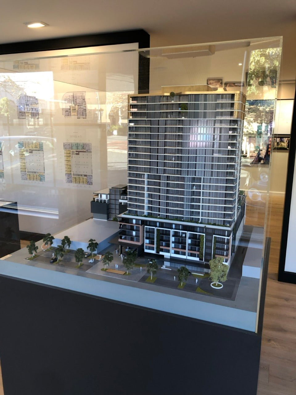 Apartments marketing scale model