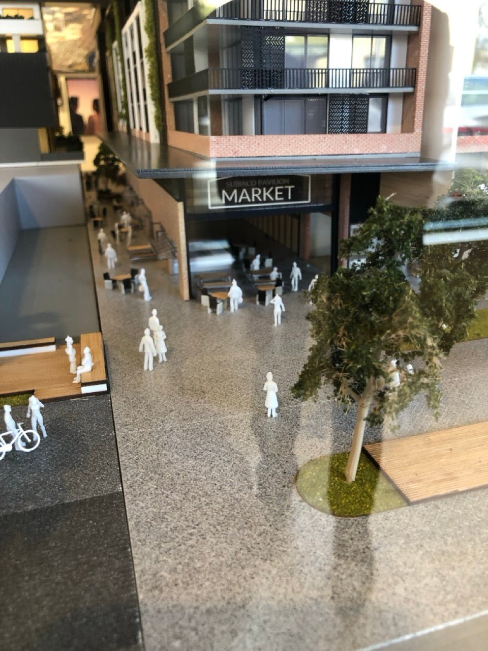 Apartments marketing scale model